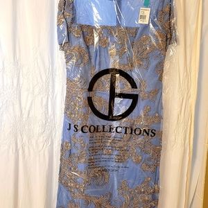 Embroidered cocktail dress